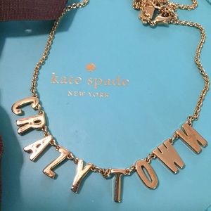 Kate Spade ♠️ Crazy Town Necklace